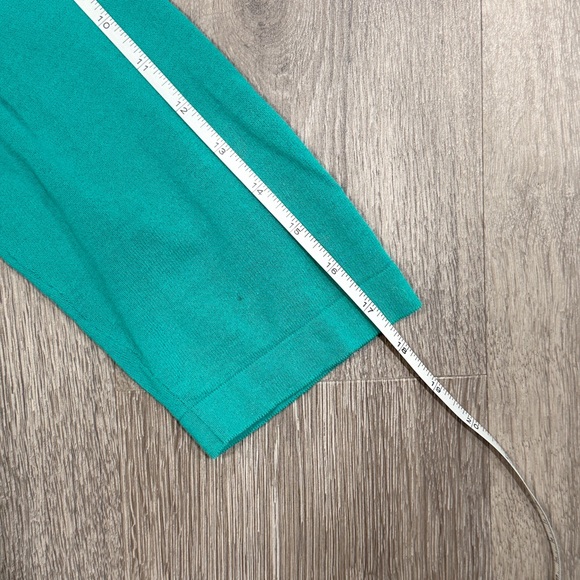 Chico's Women’s Vibrant Teal Knitwear Open Cardigan Size 2 L - Picture 6 of 10